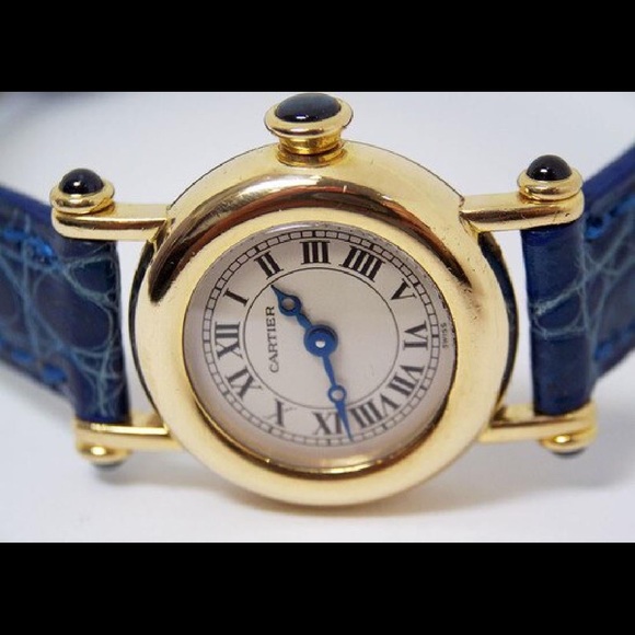 *SOLD* Cartier Mini Diabolo 18K Yellow Gold Watch - Picture 8 of 11